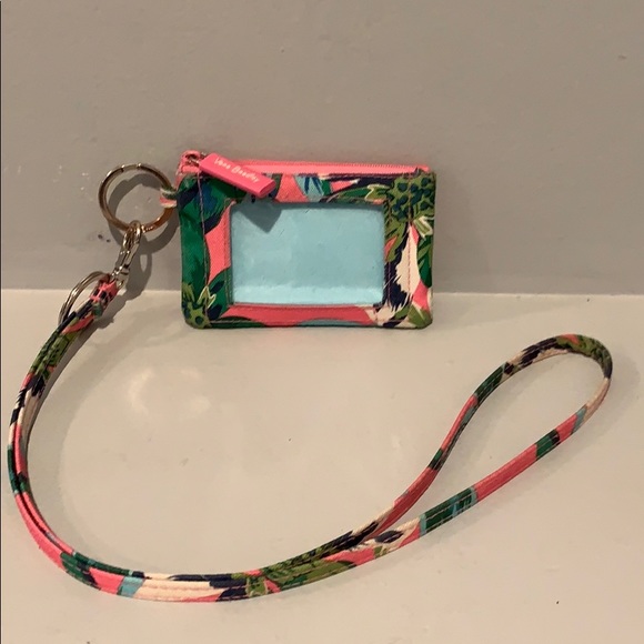 Vera Bradley Accessories - VERA BRADLEY Zip-Up ID holder/Lanyard